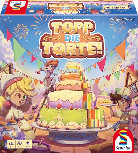 Schmidt Spiele 40659 Topp die Torte!, Kinderspiel von Schmidt