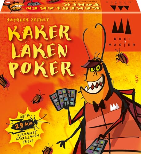 Schmidt Spiele 40829 Kakerlakenpoker, Drei Magier Kartenspiel von Schmidt