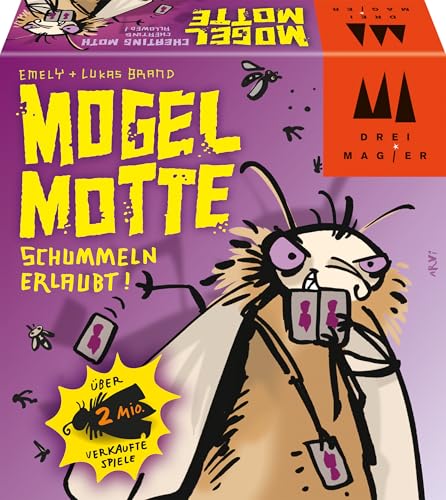 Schmidt Spiele 40862 Mogel Motte, Drei Magier Kartenspiel von Schmidt Spiele