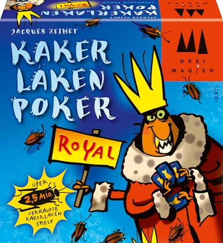 Schmidt Spiele 40866 Kakerlakenpoker Royal, Drei Magier Kartenspiel von Schmidt