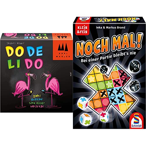 Schmidt Spiele 40879 Dodelido, DREI Magier Kartenspiel & 49327 Noch mal! von Schmidt