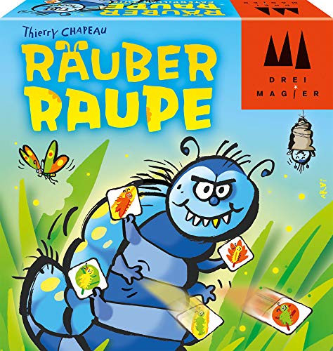 Schmidt Spiele 40886 Räuber Raupe, DREI Magier Kartenspiel, bunt von Schmidt