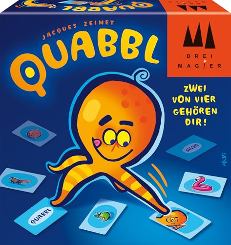 Schmidt Spiele 40898 Quabbl, DREI Magier Kartenspiel, Kinderkartenspiel, Mehrfarbig von Schmidt