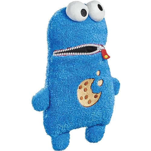 Schmidt Spiele Sesame Street Cookie Monster arti,Schmidt 42548 Sorgenfresser, Krümelmonster aus der Sesamstrasse, Plüschfigur, 30 cm, Single, normal, Blau von Schmidt