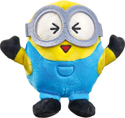 Schmidt Spiele 42726 Minions, lachender Bob, Plüschfigur, 14 cm, bunt von Schmidt