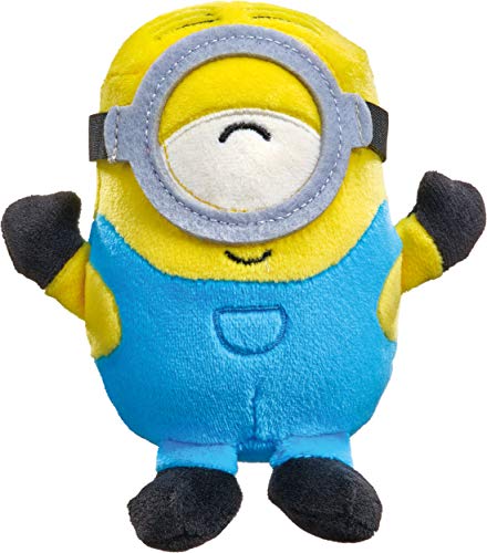 Schmidt Spiele 42730 Minions, Stuart lachend, Plüschfigur, 15 cm, bunt, M von Schmidt