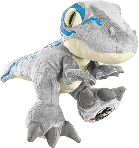 Schmidt Spiele 42753 Jurassic World Kuscheltier, 30 cm, Blau von Schmidt