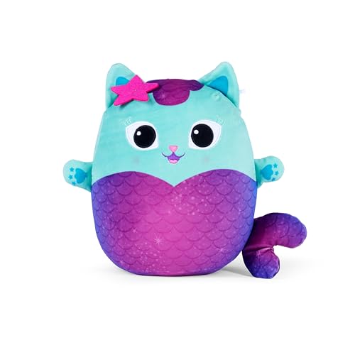 Schmidt Spiele 42798 Gabby's Dollhouse, Squishy Plüsch, Mercat, 30 cm Figur - Amazon Exklusive von Schmidt