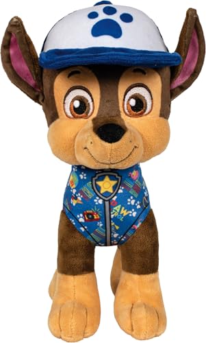 Schmidt Spiele 42825 Paw Patrol, Chase, Summer Edition, 28 cm Plüschfigur, Mehrfarbig von Schmidt