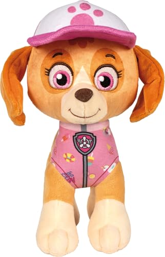 Schmidt Spiele 42827 Paw Patrol, Skye, Summer Edition, 28 cm Plüschfigur, Mehrfarbig von Schmidt