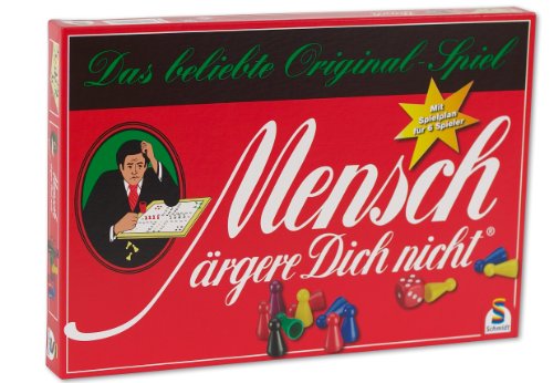 Schmidt Spiele 49021 Mensch ärgere Dich Nicht, Standardausgabe, Würfelspiel von Schmidt