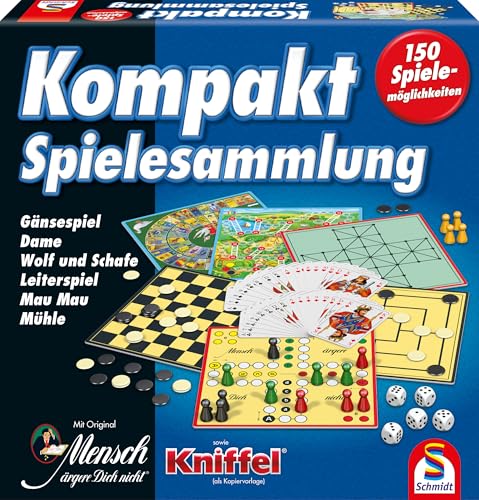 Schmidt Spiele 49188 150er Kompakt Spielesammlung von Schmidt