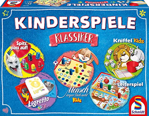 Schmidt Spiele 49189 Kinderspiele Klassiker, Kinderspielesammlung, bunt von Schmidt