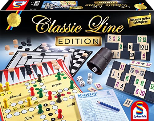 Schmidt Spiele 49196 Spielesammlung, Classic Line Edition, bunt, Medium von Schmidt