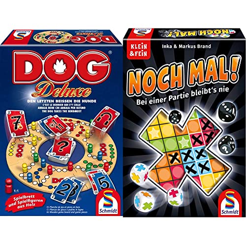 Schmidt Spiele 49274 Dog Deluxe, Familienspiel & 49327 Noch mal! von Schmidt Spiele