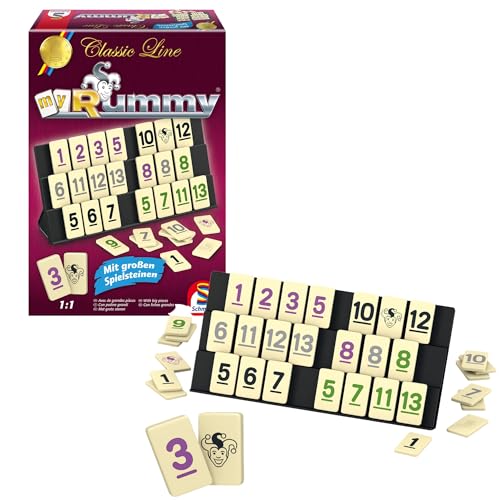 Schmidt Spiele 49282 - Classic Line MyRummy, Legespiel mit großen Spielsteinen von Schmidt