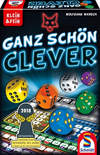 Schmidt Spiele 49340 Ganz Schön Clever, Würfelspiel aus der Serie Klein & Fein, Bunt von Schmidt