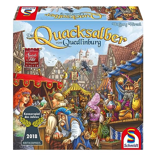 Schmidt Spiele 49341 Die Quacksalber von Quedlinburg, Kennerspiel des Jahres 2018, blau von Schmidt