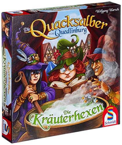 Schmidt Spiele 49358 Die Quacksalber von Quedlinburg Die Kräuterhexen, Erweiterung zum Kennerspiel das Jahres 2018, bunt von Schmidt Spiele