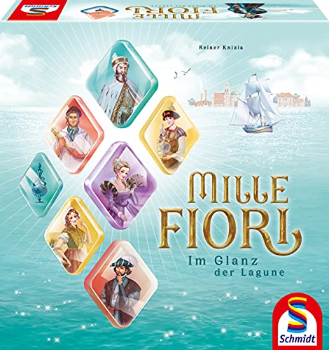 Schmidt Spiele 49400 Mille Fiori, Der Glanz der Lagune, Strategie Spiel, bunt von Schmidt Spiele