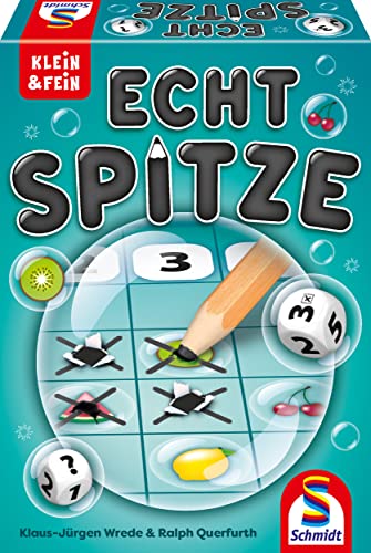 Schmidt Spiele Klaus-Jürgen 49406 Echt Spitze, Serie Klein und Fein Spiele, Würfelspiel, bunt von Schmidt Spiele