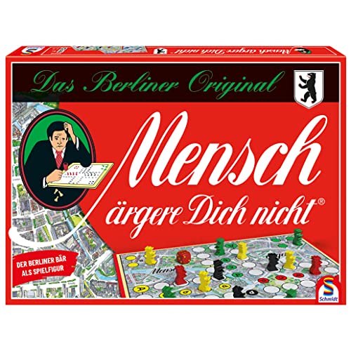 Schmidt Spiele 49418 - Mensch ärgere Dich Nicht Berlin Sonderedition für 2 bis 6 Spieler ab 6 Jahren von Schmidt