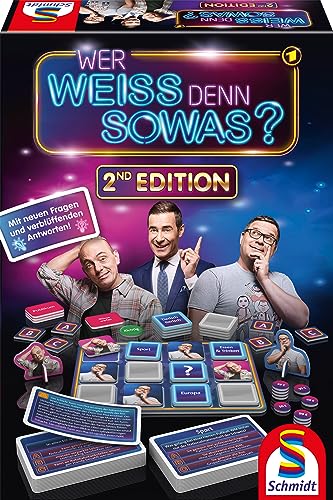 Schmidt Spiele 49428 Wer Weiss denn sowas? 2nd Edition, Familienspiel von Schmidt