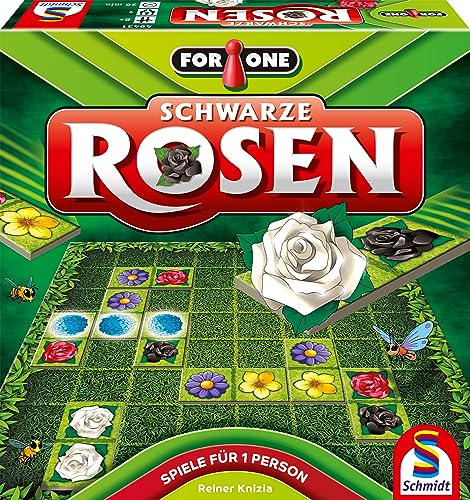 Schmidt Spiele 49431 for One, Schwarze Rosen, Familienspiel von Schmidt