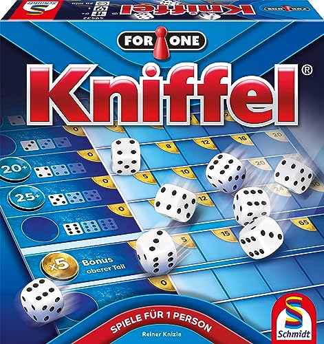 Schmidt Spiele 49432 for One, Kniffel, Familienspiel von Schmidt