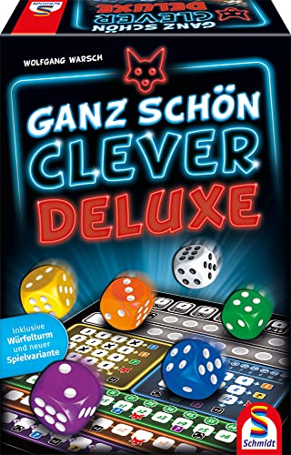 Schmidt Spiele 49443 Ganz schön Clever Deluxe, Würfelspiel, Familienspiel von Schmidt