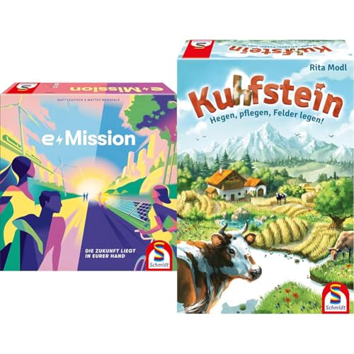 Schmidt Spiele 49444 e-Mission, Familienspiel & 49440 Kuhfstein, Familienspiel von Schmidt