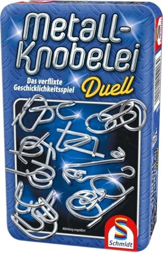 Schmidt Spiele 51206 Metall-Knobelei Duell, Reisespiel von Schmidt