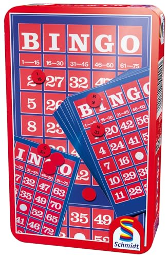 Schmidt Spiele 51220 Bingo, Bring Mich mit Spiel in der Metalldose, Bunt von Schmidt