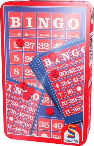 Schmidt Spiele 51220 Bingo, Bring Mich mit Spiel in der Metalldose von Schmidt