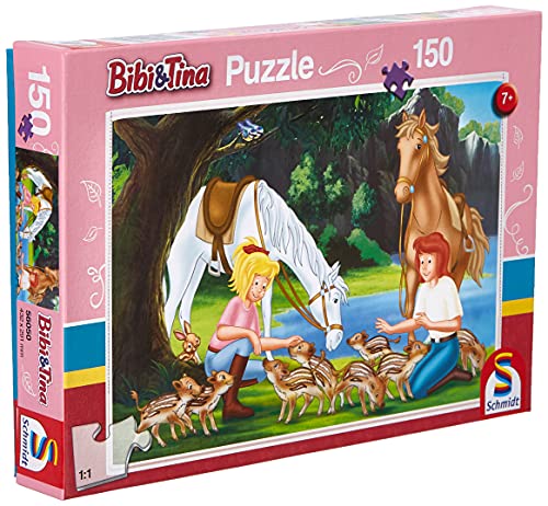 Schmidt Spiele 56050 Bibi & Tina, Am Steinbruch, 150 Teile Kinderpuzzle von Schmidt