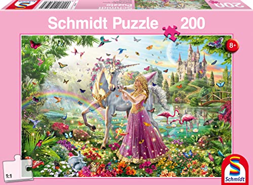 Schmidt Spiele 56197Schöne Fee im Zauberwald, 200 Teile Kinderpuzzle von Schmidt