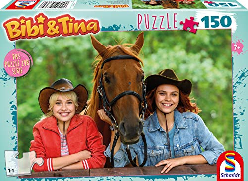 Schmidt Spiele 56364 Bibi und Tina, EIN Herz für Pferde, 150 Teile Kinderpuzzle zur TV Serie, Bunt von Schmidt