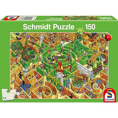 Schmidt Spiele 56367 Labyrinth, 150 Teile Kinderpuzzle, Bunt von Schmidt Spiele