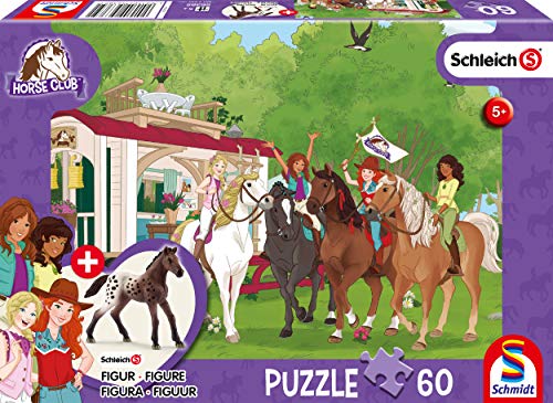 Schmidt CGS_56385 : Horse Club Meet (60pc) Puzzle, Multicolor von Schmidt Spiele