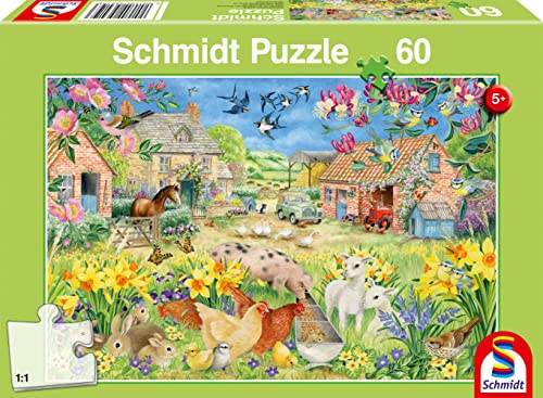 Schmidt Spiele Mein Kleiner Bauernhof, 60 Teile Kinderpuzzle von Schmidt