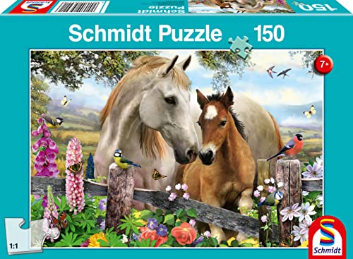 Schmidt Spiele Stute und Fohlen, 150 Teile Kinderpuzzle von Schmidt