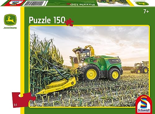 Schmidt Spiele 56471 John Deere 9900i Feldhäcksler, 150 Teile Kinderpuzzle von Schmidt Spiele