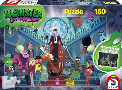 Schmidt Spiele 56478 Monster Loving Maniacs, Lustige Monsterparty, 150 Teile Kinderpuzzle, bunt von Schmidt