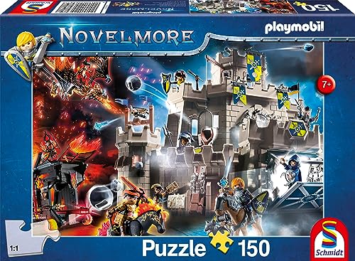 Novelmore, Die Burg von Novelmore, 150 Teile: Kinderpuzzle Playmobil von Schmidt