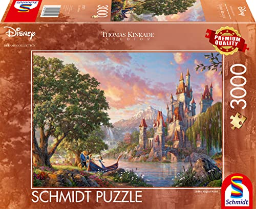 Schmidt Spiele 57372 Thomas Kinkade, Disney, Belles Magical World, 3000 Teile Puzzle von Schmidt