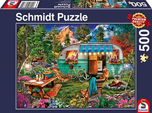 Schmidt Spiele 57379 Camper-Romantik, 500 Teile Puzzle von Schmidt