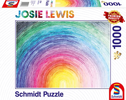 Schmidt Spiele 57578 Josie Lewis, Aufgehender Regenbogen, 1000 Teile Puzzle, Normal von Schmidt Spiele