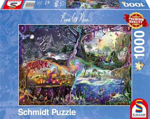 Schmidt Spiele 57587 Rose Cat Khan, Portal der Vier Reiche, 1000 Teile Puzzle von Schmidt