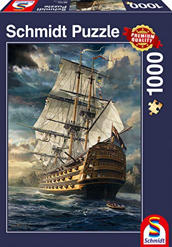 Schmidt Spiele 58153 Segel Gesetzt, 1000 Teile Puzzle von Schmidt