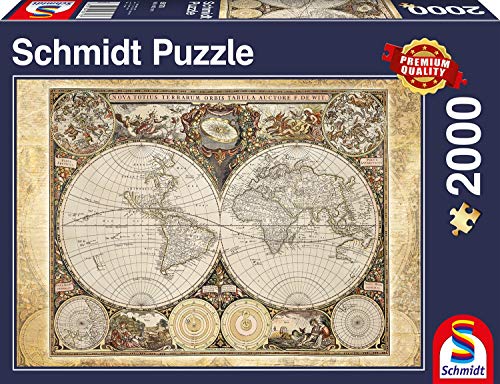 Schmidt Spiele 58178 - Historiche Weltkarte, 2000 Teile Puzzle von Schmidt